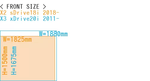 #X2 sDrive18i 2018- + X3 xDrive20i 2011-